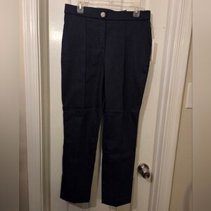 Haver & Blair Women's Pull On Slim Leg Ankle Length Pants Dark Blue.  Size M.